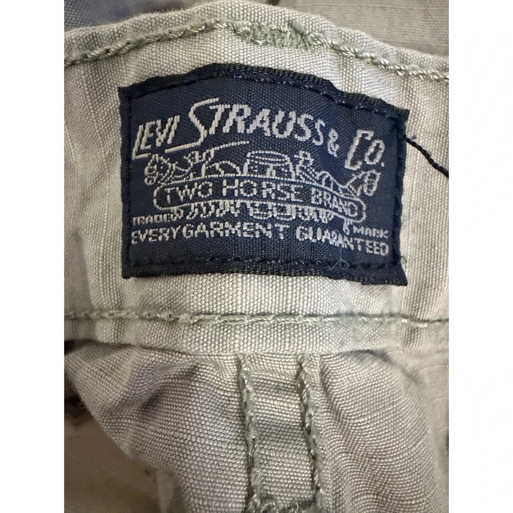 Levi's Cargo Shorts Mens 34 Gray Ripstop Utility Hiking Tactical Casual‎